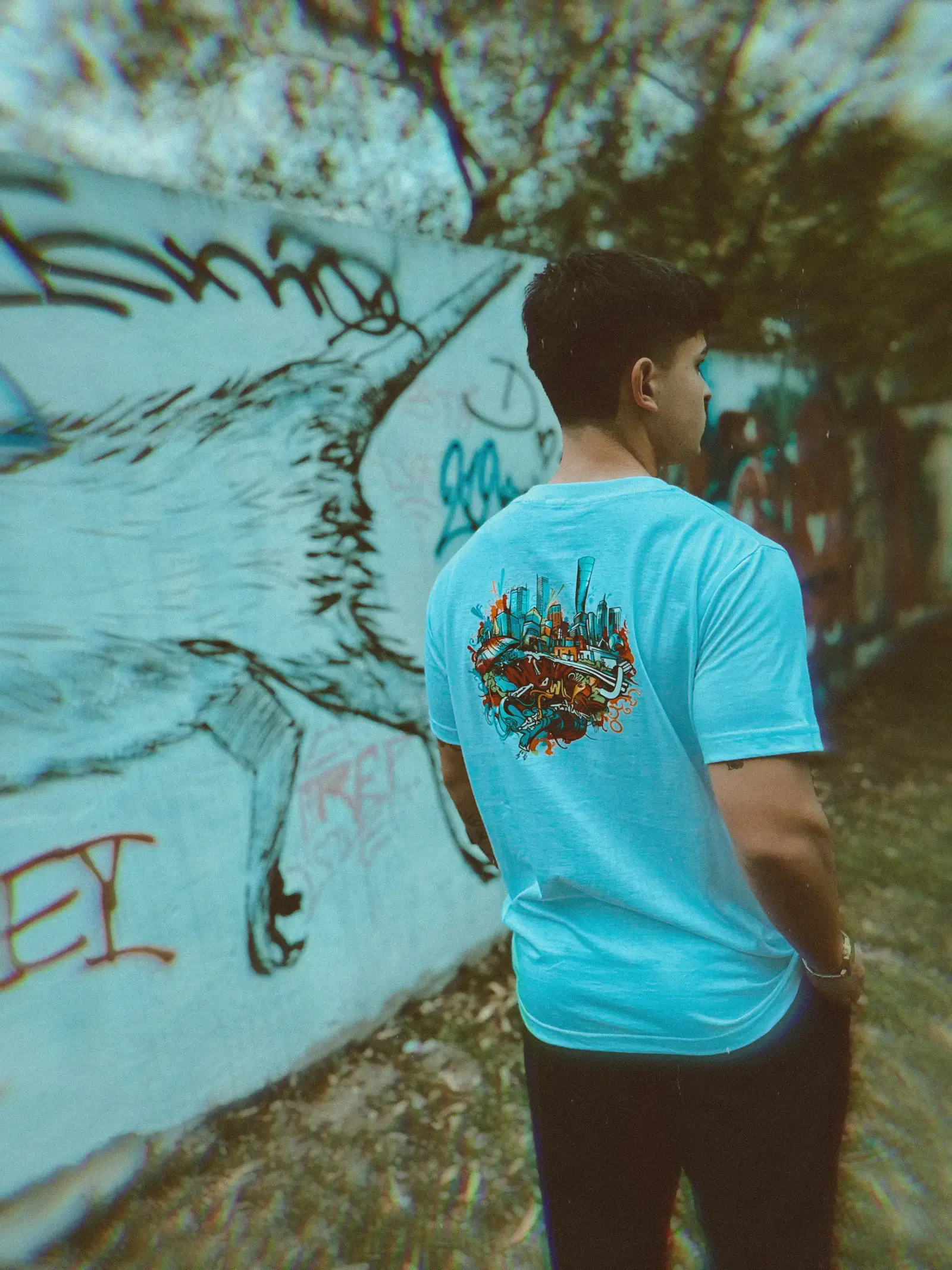 REMERA HOMBRE BLANCA TOWN 